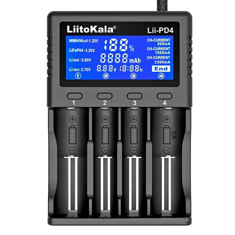 картинка Зарядний пристрій LiitoKala Lii-PD4 от магазина Chako.ua
