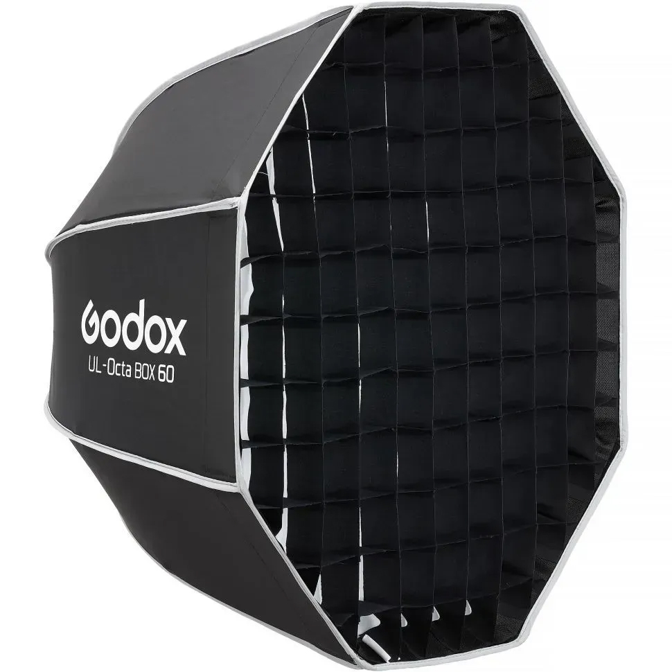 картинка UL-BOX-Octa-60 - Спалах - Софтбокс Godox UL-BOX-Octa-60 з сотами от магазина Chako.ua
