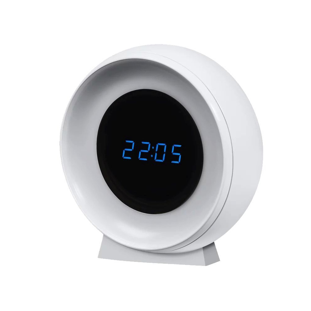 картинка Світильник нічник з акумулятором LEDVANCE NIGHTLUX CLOCK 0.3Вт 3000/4000/6500К 5Лм 1000мА•год годинник USB-A > microUSB білий(	4058075757721) от магазина Chako.ua